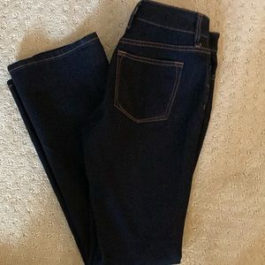 Banana Republic dark wash curvy boot